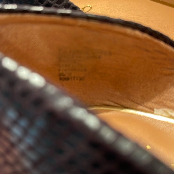 Mossimo Supply Co Black and Gold Heels with Pointed Toe Design - Picture 6 of 14